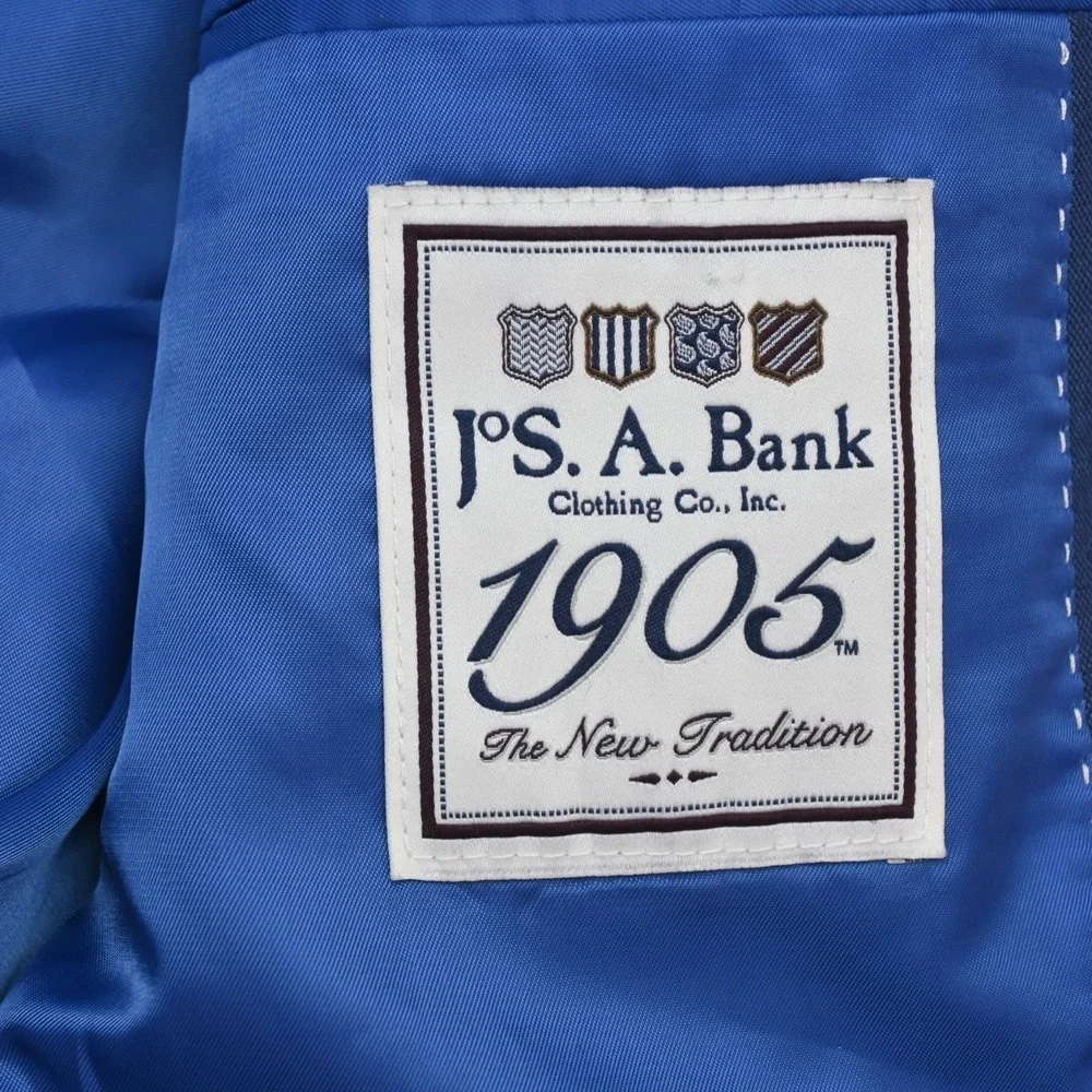 Jos A Bank 16 34S 1905 Blue Stretch Boys Mens Jacket Pants Suit